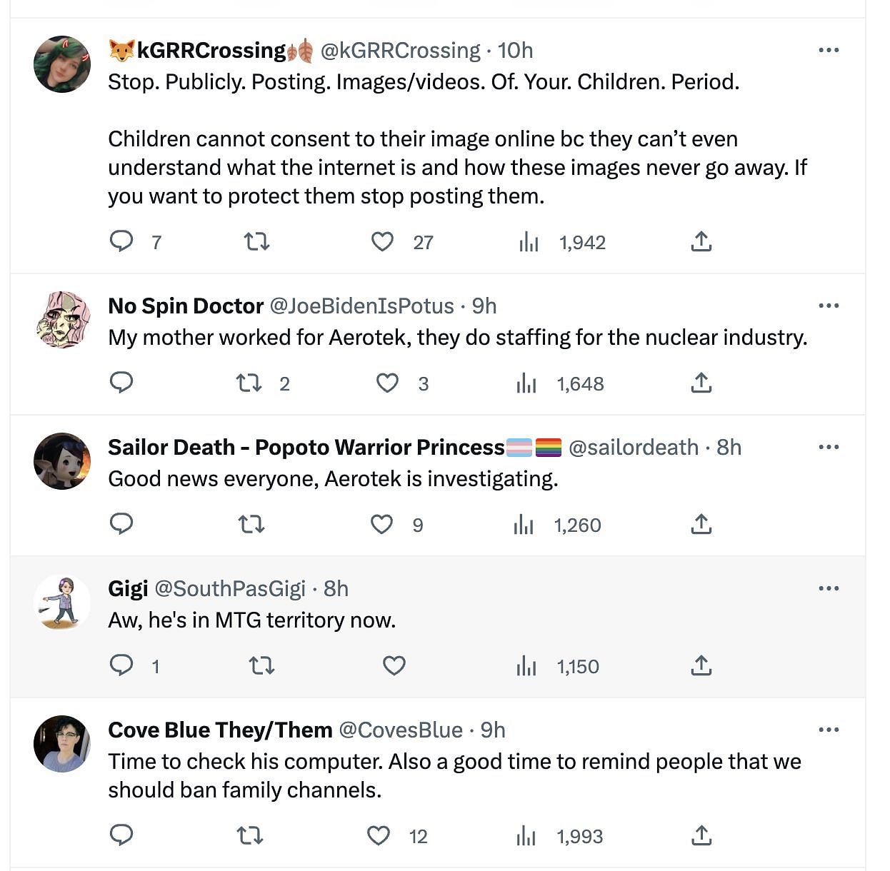 Social media users bash a Los Angeles man for commenting "yummy" under a 9-year-old girl's picture. (Image via Twitter)